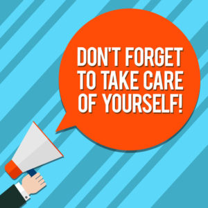 take care of yourself replacement therapy don't forget